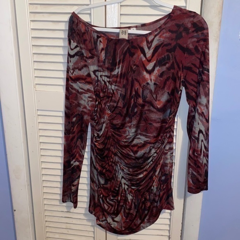 Marc Bouwer ruched top